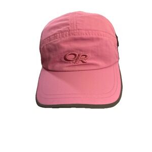 OR Distressed Hat Cap Strap Back Faded Red / Pink‎ Baseball One Size Logo H50